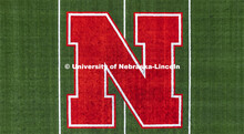New field turf covers Memorial Stadium. May 4, 2022. 