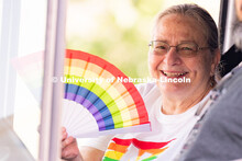 Nebraska's Pat Tetreault served as grand marshal of the second annual Star City Pride parade. The un