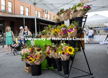 Farmers Market in the Haymarket, Lincoln, Nebraska. August 6, 2022. 