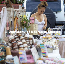 Farmers Market in the Haymarket, Lincoln, Nebraska. August 6, 2022. 