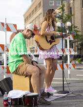 Farmers Market in the Haymarket, Lincoln, Nebraska. August 6, 2022. 