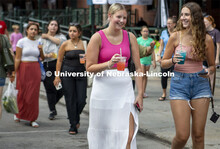 Farmers Market in the Haymarket, Lincoln, Nebraska. August 6, 2022. 
