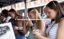 Farmers Market in the Haymarket, Lincoln, Nebraska. August 6, 2022. 
