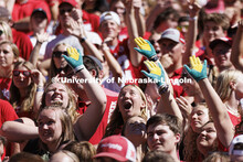 Corn Gloves. NU vs. North Dakota. September 3, 2022. 