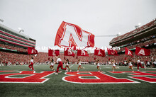 Nebraska vs Oklahoma University football in Memorial Stadium. September 17, 2022. 