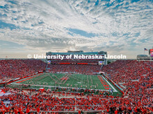 Football game in Memorial Stadium. NU vs Indiana. October 1, 2022. 