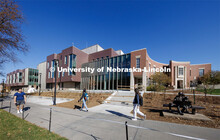 Exterior view of Carolyn Pope Edwards Hall. November 1, 2022. 