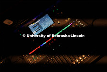 Students produce their Nebraska Nightly telecast in the new Don and Lorena Meier Studio. April 28, 2