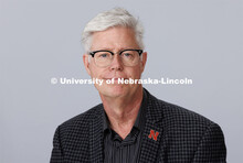 Studio portrait of Peter Eklund, Hixson-Lied Professor of Conducting and Director of Choral Activiti