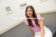 Valeria Uribe, a senior advertising and public relations and graphic design double major, is directo