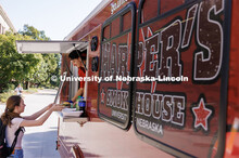 Harper’s Smokehouse Food Truck parked outside Avery Hall offers dining options for students. Septe