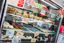 Goldenrod Bakery's many baked goods line the bakery shelves. About Lincoln at Goldenrod Bakery. Octo