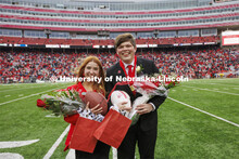 Seniors Hannah-Kate Kinney of Omaha and Preston Kotik of Hooper have been crowned homecoming royalty