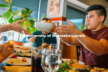 Students eat at The Oven restaurant in the Haymarket. About Lincoln at The Oven. November 2, 2023. 