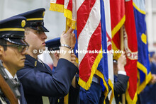 Joint Service Chancellor’s Review of the ROTC Cadets in Cook Pavilion. April 18, 2024. 