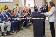 Dignitaries applaud Senator Deb Fischer’s remarks. The U.S. Department of Agriculture's (USDA's) A