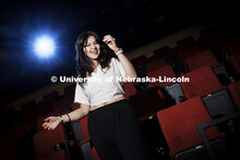 Hahewi Morgan, a student worker at The Ross Film Theater, talks about The Ross' second-annual Fright