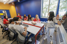 Students in a Raikes School classroom. Raikes School photoshoot. October 9, 2024. 