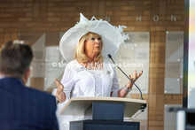 Starlet Borecky, the Assistant Director of Resource Development, speaks about United Way at the Comb