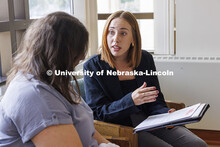 Law students meet with a mock client in the Housing Justice Clinic. College of Law Clinics. Septembe
