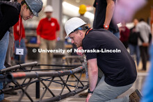 Jessica Revell from JEO Consulting and Brandon Roesler from Olsson, investigates the bowing on the U