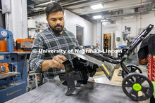 Amlan Balabantaray, a doctoral candidate in biological systems engineering, developed a prototype fo