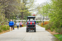The tour of UNL campus portion of the We Give Blood Celebration with Abbott. April 17, 2025. 