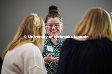 Lizzie Vietz, the Marketing Strategist of Student Life Marketing and Communication, talks to her tab