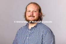 Studio portrait of Brant Holst, Academic Advisor for the Explore Center. May 1, 2025. 