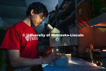 Kevin Lievano, a PhD student in the UNL School of Biological Sciences, is being highlighted in the C