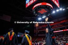 Merjen Palvanova, a Mechanical Engineering and Applied Mechanics graduate student, waves to family m