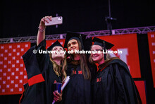 (Left to right) Art Graduate students, Charlotte Middleton, Sara Alfieri, and Dominique Ellis, take 