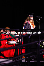 Elizabeth Herbin, outgoing president of the Association of Students of the University of Nebraska (A