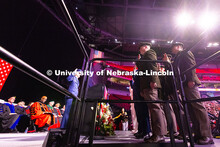 Members of the University of Nebraska–Lincoln ROTC program give their Oath of Office during the un