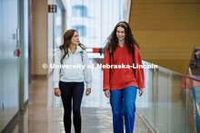 Lauren Haring (left), a junior Management major, and Natalie Whitehead, an Architectural Studies maj