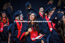 Brooke Leonard, Nutritional Science and Dietetics major smiles at her family prior to the start of C