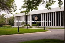 Exterior view of Varner Hall on East Campus. June 6, 2025. 