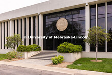 Exterior view of Varner Hall on East Campus. June 6, 2025. 