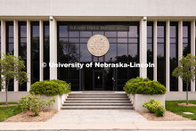 Exterior view of Varner Hall on East Campus. June 6, 2025. 