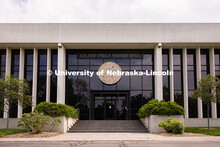 Exterior view of Varner Hall on East Campus. June 6, 2025. 