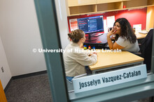 Josselyn Vazquez-Catalan, Academic Navigator for the College of Education and Human Science, speaks 