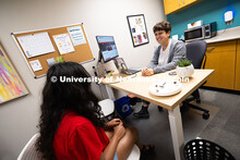 Sara Troupe speaks with Nyssa Fernandez, a sophomore studying Film, Emerging Media Arts and Entrepre
