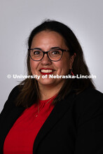 Studio portrait of Mari Beck, Academic Success Coach for the Center for Academic Success and Transit