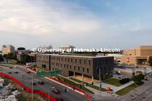 Exterior view of the newly constructed Fine and Performing Arts building, new home of the Glenn Korf