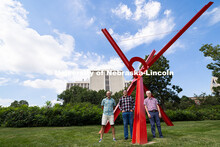 The work of chemistry researchers (from left) Stephen Morin, Professor of Materials Chemistry, Matth