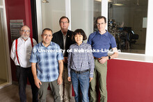 Christian Binek (center) is principal investigator of a new National Science Foundation-funded progr