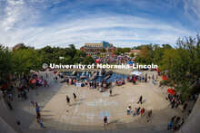 Wide shot of the Nvolvement Fair on City Campus. August 27, 2025. 