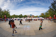 Wide shot of the Nvolvement Fair on City Campus. August 27, 2025. 