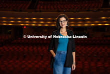 Lauren Silverman Durban, Communication Manager for the Lied Center for Performing Arts, pictured on 