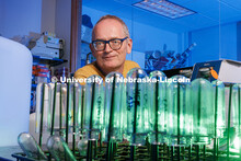 Janos Zempleni in his Leverton Hall lab. USDA funding supports Zempleni research on breastmilk consu